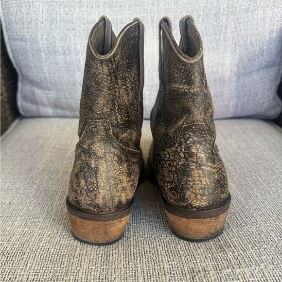 Roper Dusty Distressed Snip Toe Brown Casual Boots Womens Size 8 Good Condition - Picture 3 of 7